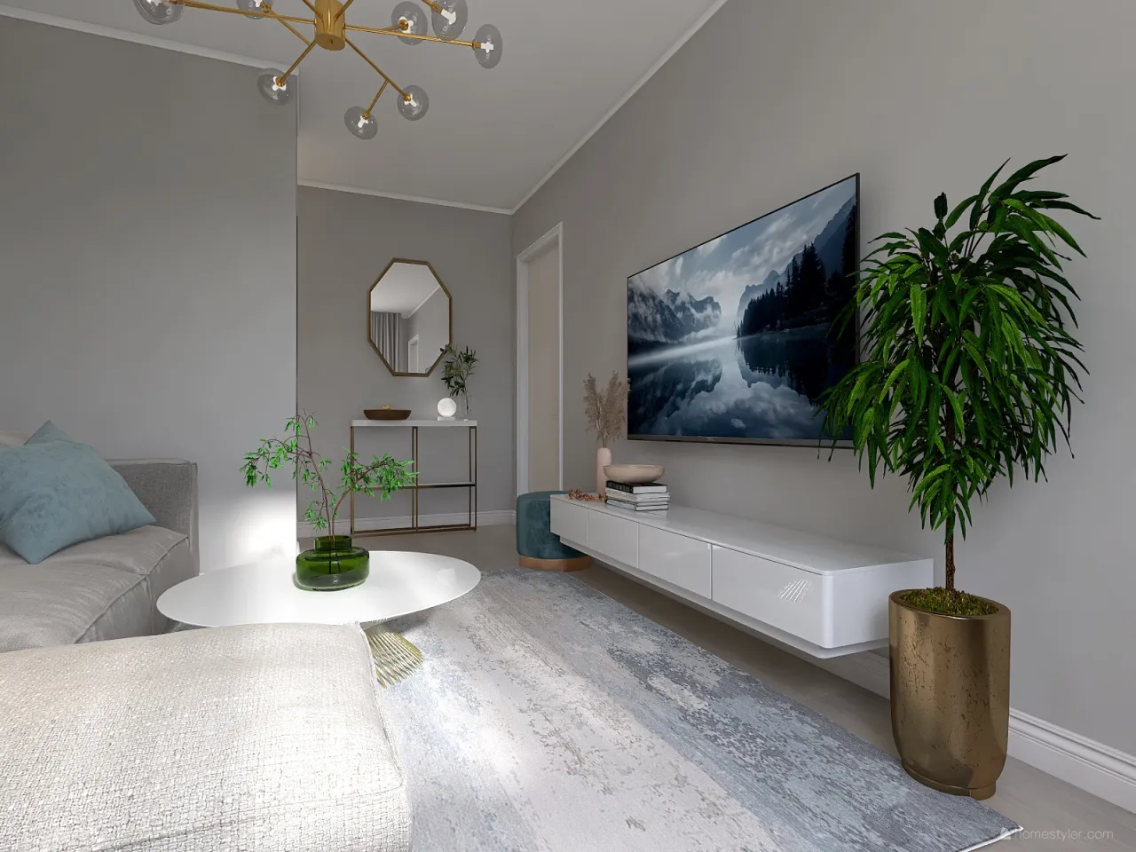 LivingRoom 3d design renderings