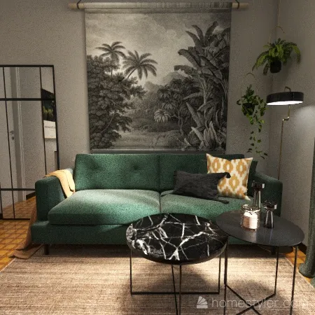 Toni Livingroom 3d design renderings