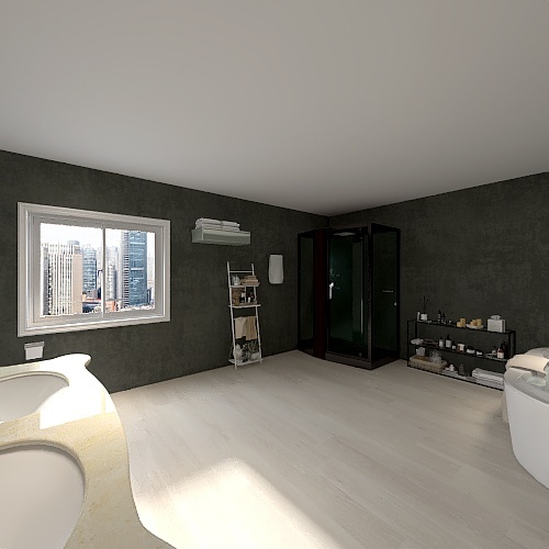 Casa simples ＂moderna＂ 3d design renderings