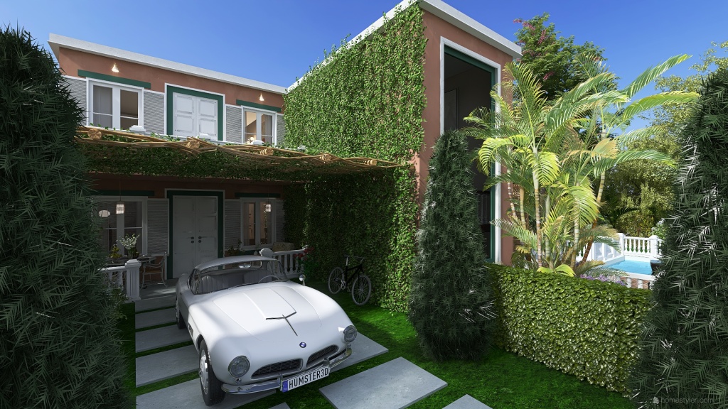 Farmhouse StyleOther Casa Italiana Black Blue 3d design renderings