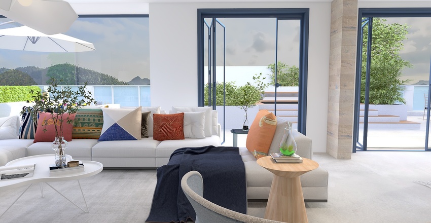Summer house, summer vibes! Interior Design Render