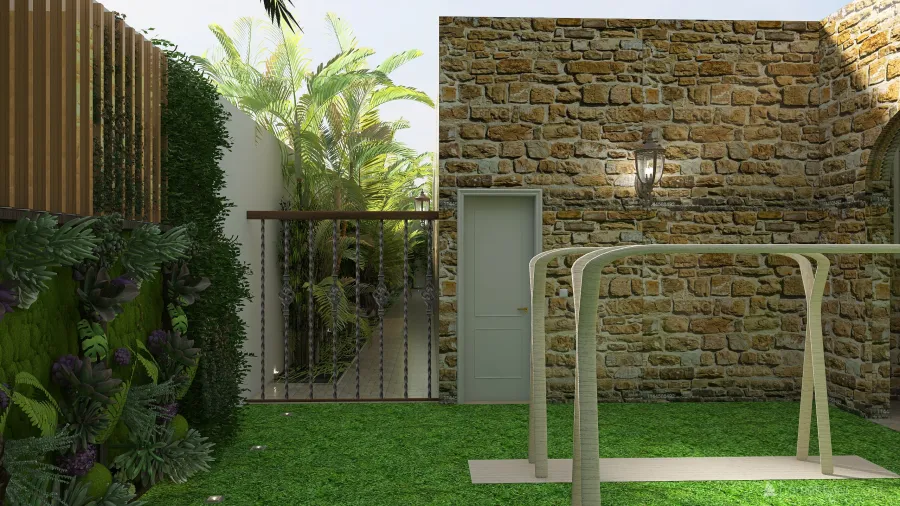 Modern Rustic House by Cesar 3d design renderings