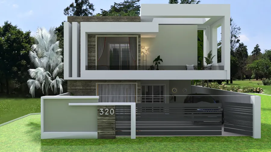 Modern 320 B A Commercial Venture 3d design renderings