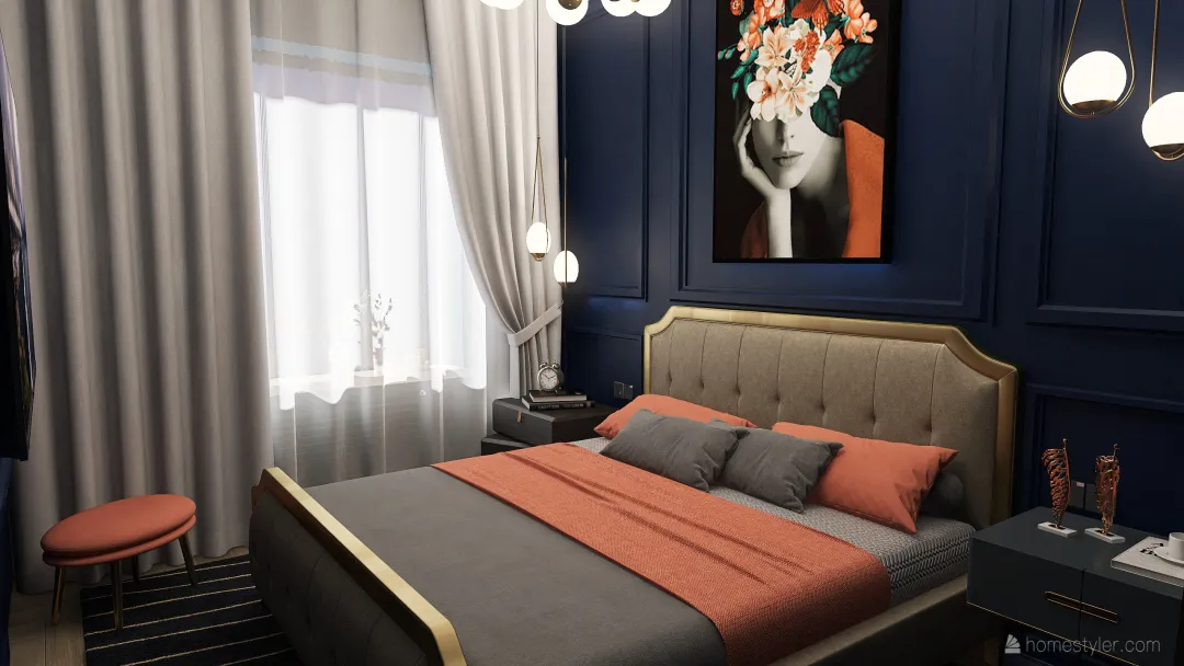 Спальня для Екатерина 3d design renderings