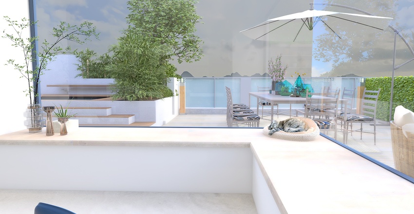 Summer house, summer vibes! Interior Design Render