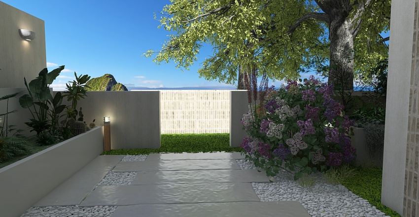 Summer house, summer vibes! Interior Design Render