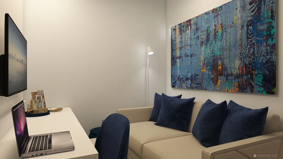 MINI apartment 3d design renderings