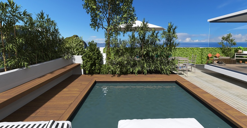 Summer house, summer vibes! Interior Design Render
