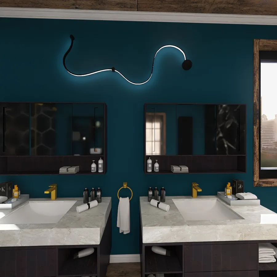 #OceanContest-Blue Flat 3d design renderings