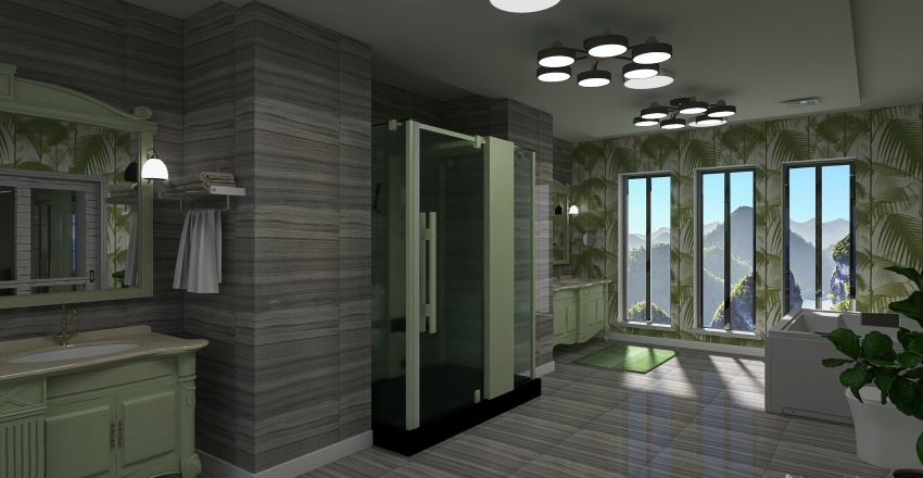 Plant Getaway 3d design renderings