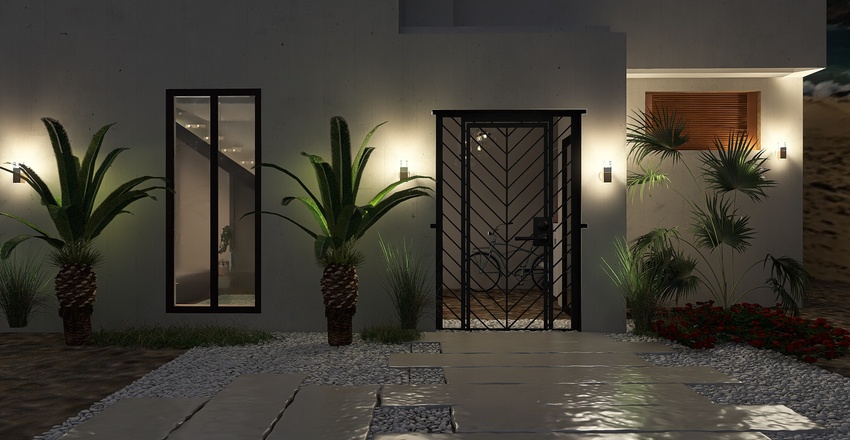 Summer Vibes on the Beach 3d design renderings