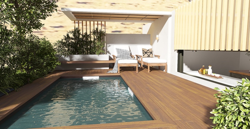 Balcony 3d design renderings