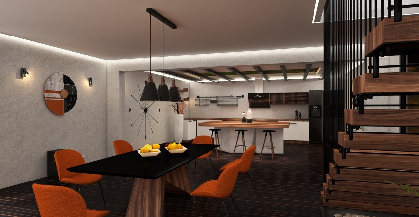 Industrial House 3d design renderings
