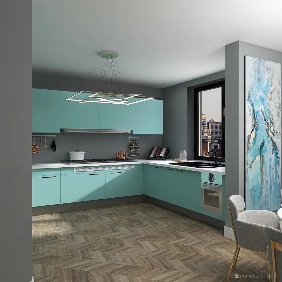 Sky Apartments 3d design renderings