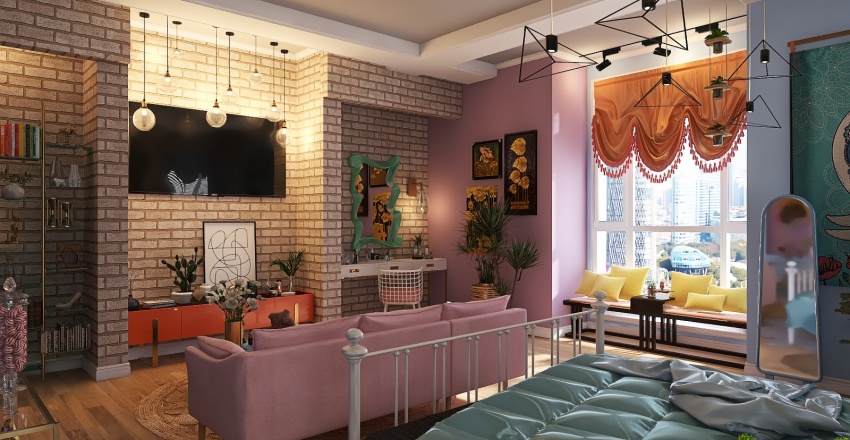 Lainey's Dream Room 3d design renderings