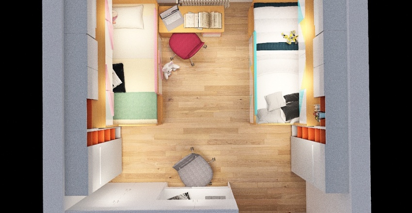 Copy of Anja i Bogi soba 3 3d design renderings