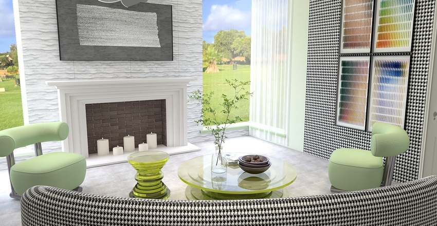 Softly Summer Interior Design Render