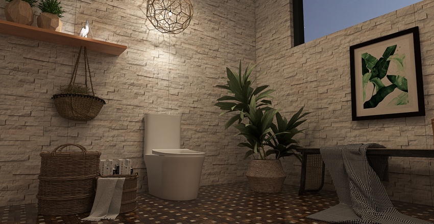 Bathroom 3d design renderings