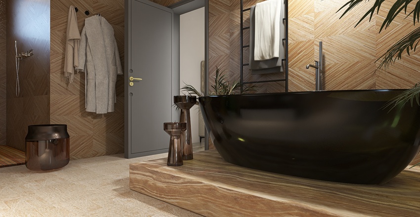 Master Bathroom 3d design renderings