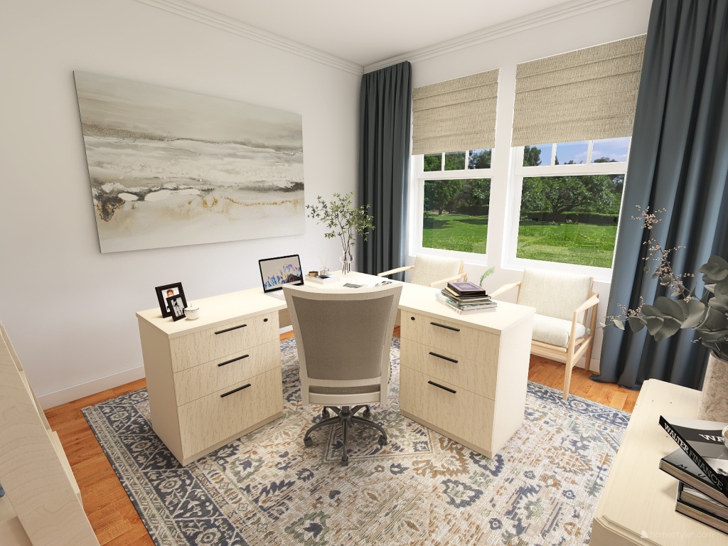 Andrea Office 3d design renderings