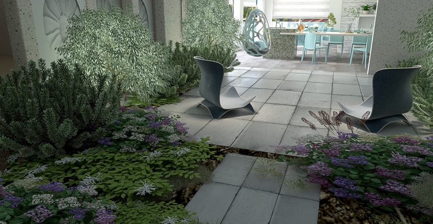 Softly Summer Interior Design Render