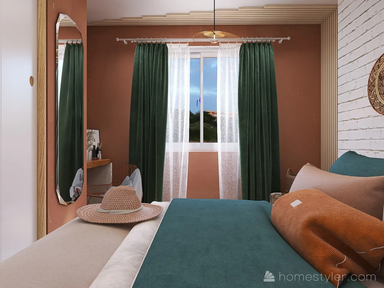 Bedroom 3d design renderings