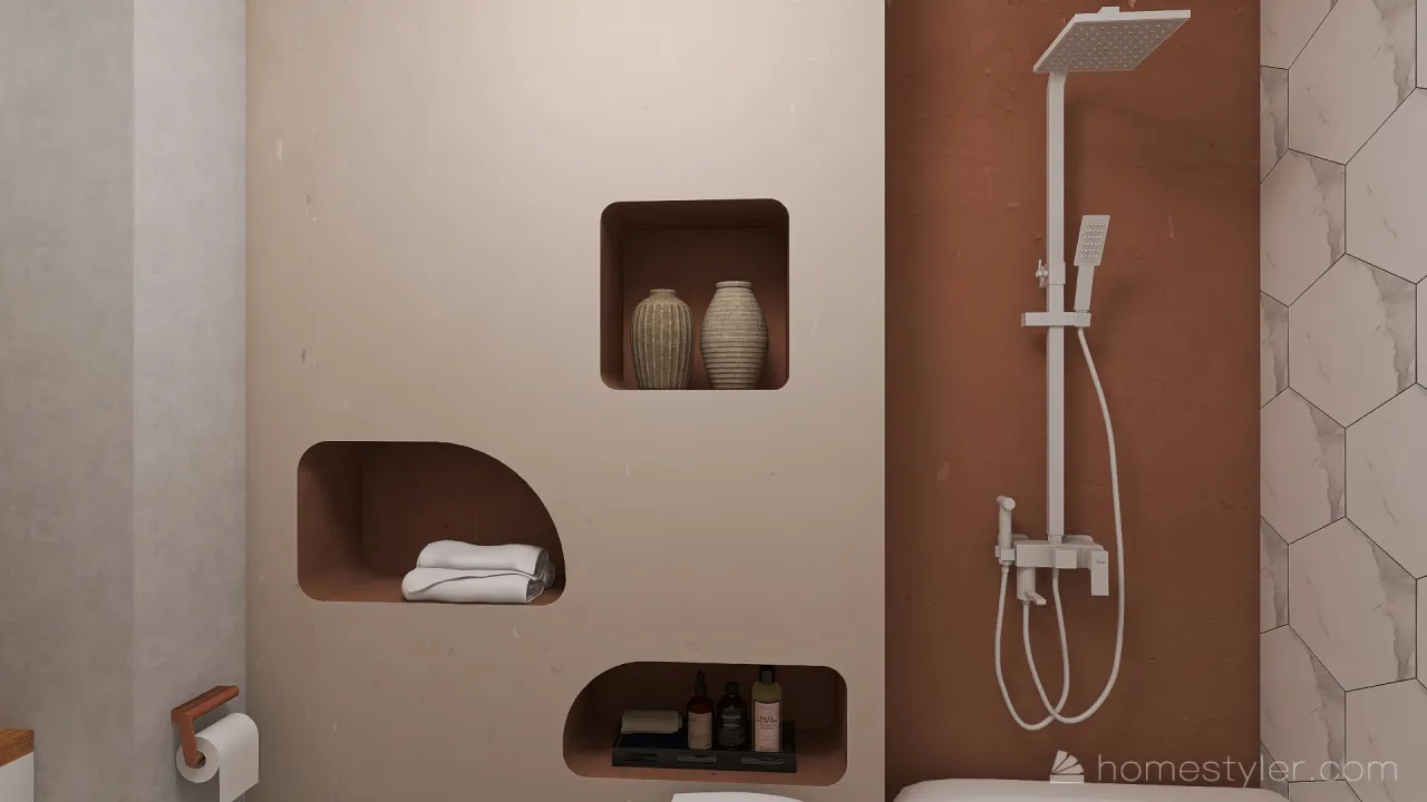 Bathroom 3d design renderings