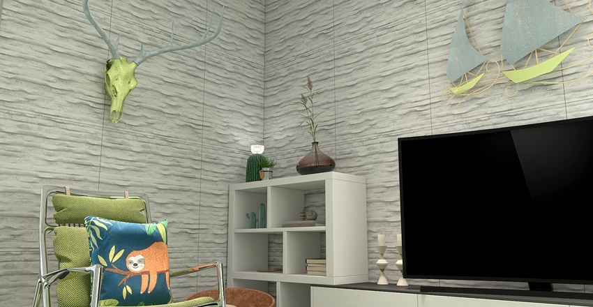 Softly Summer Interior Design Render