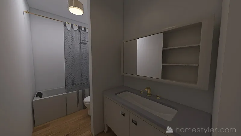 Bathroom 3d design renderings