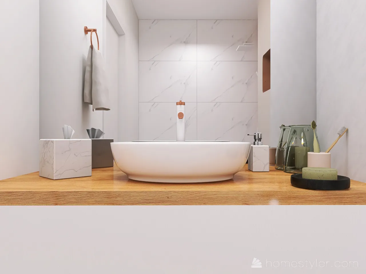 Bathroom 3d design renderings