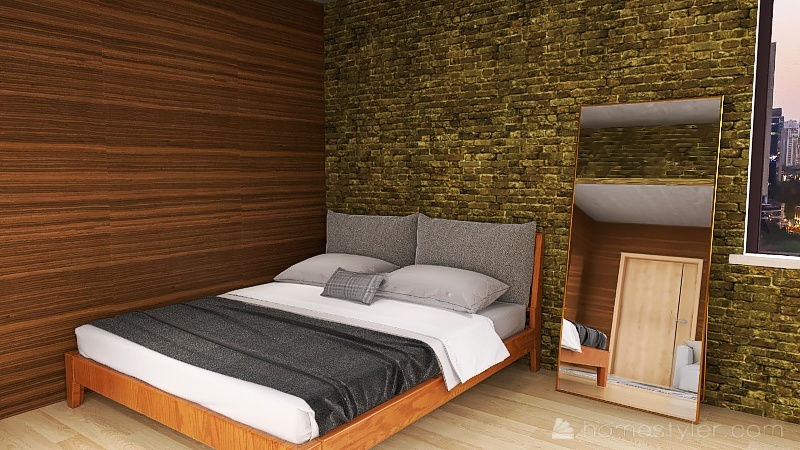 habitación de hotel 1000 pesos 3d design renderings