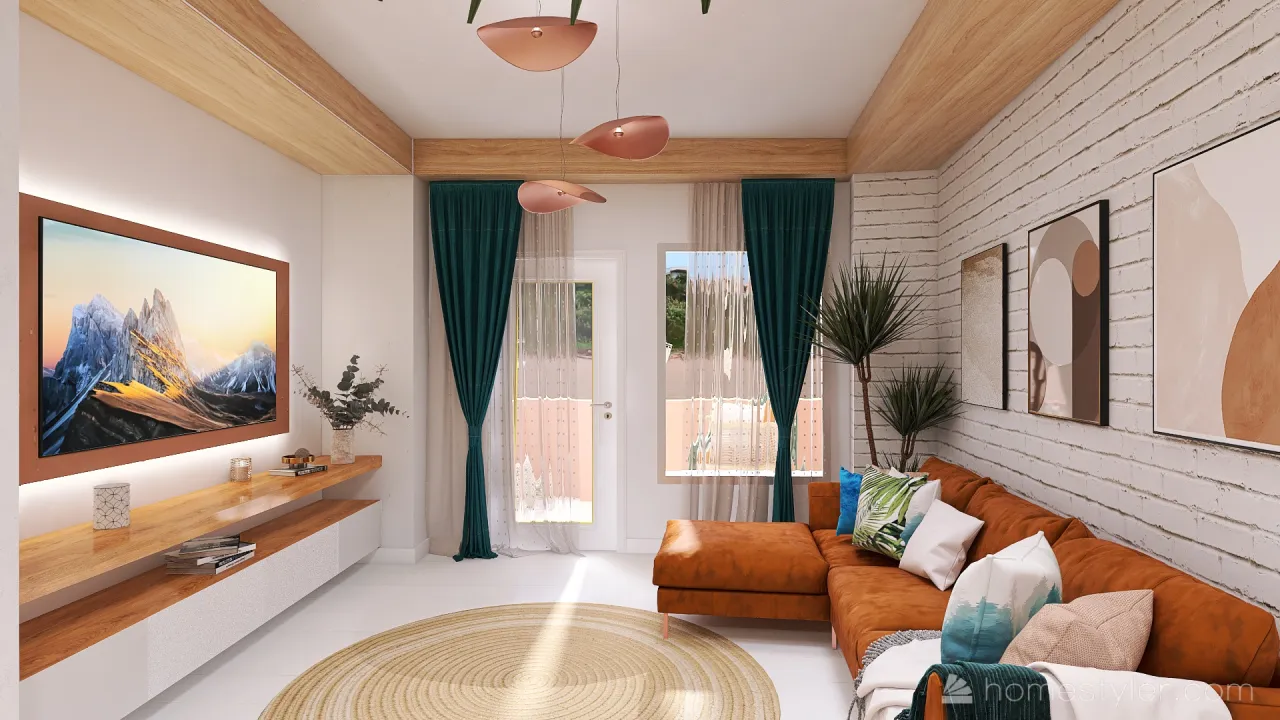 New Nordic Home 3d design renderings