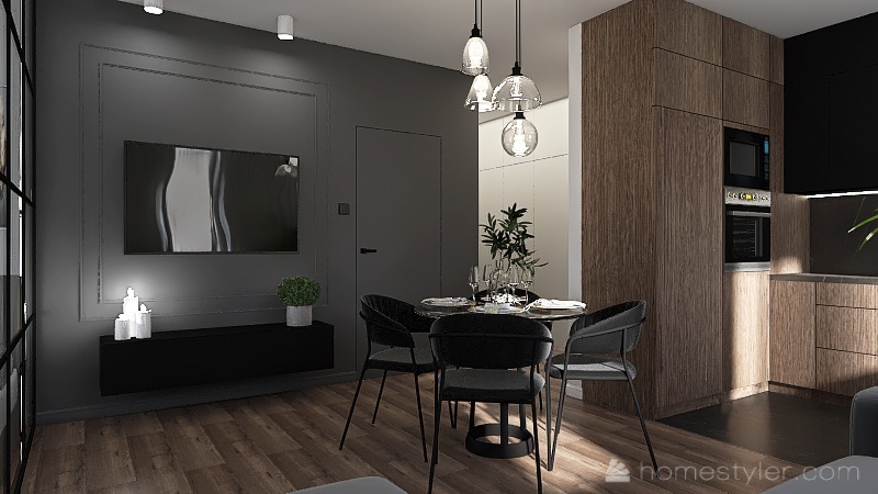 Mieszkanie - Sylwia 3d design renderings