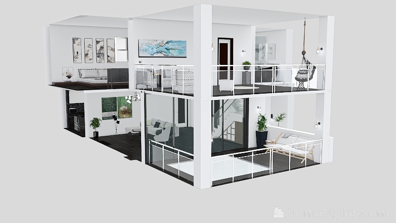 Japanese Modern Home 3d design picture 220.2