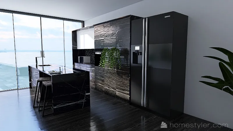 Japanese Modern Home 3d design renderings
