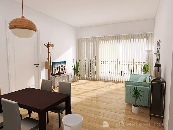 LivingDiningRoom 3d design renderings