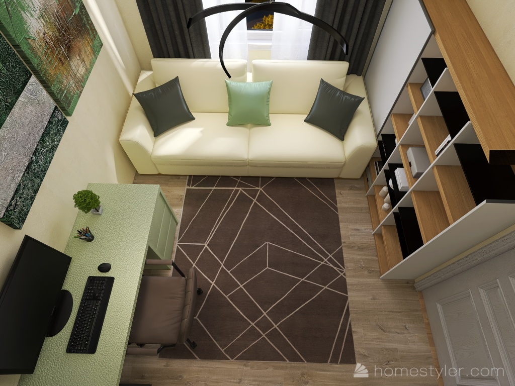 Small apartment v2 3d design renderings