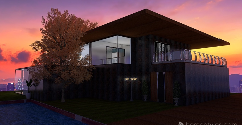 Sonbaharda Bir Ev 3d design renderings