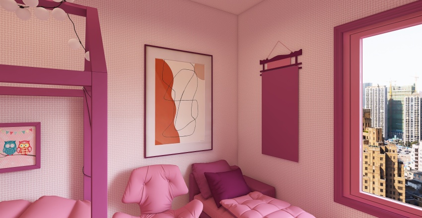 Pink madness 3d design renderings