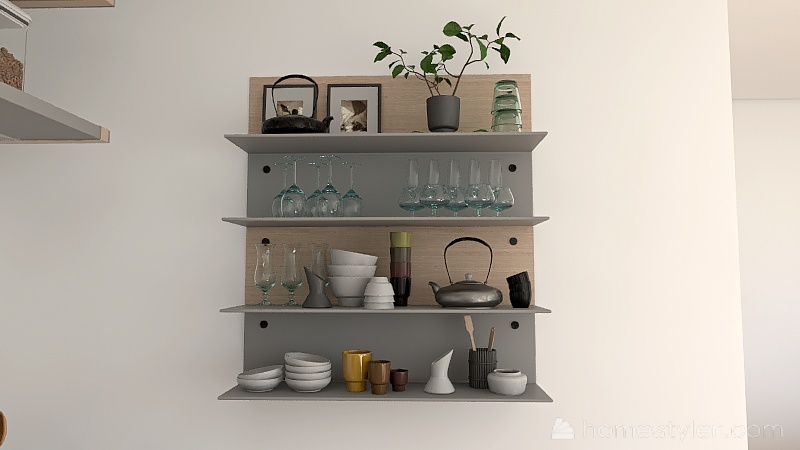 Small bungalow Interior Design Render