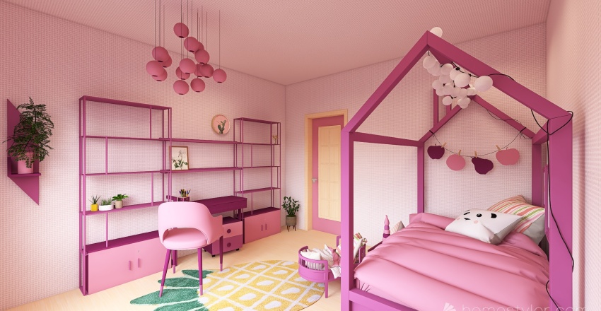 Pink madness 3d design renderings