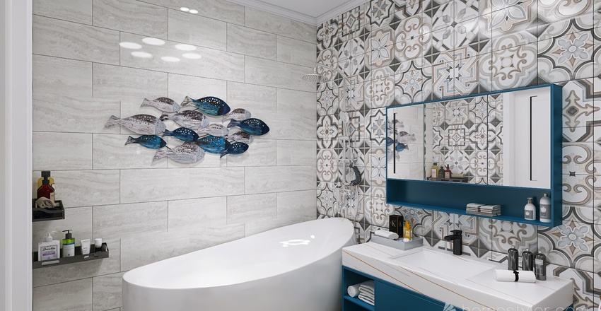 #OceanContest - A woman's heart is a deep ocean of secrets #Residential #Modern Interior Design Render