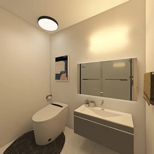 2 bhk apartment 3d design renderings
