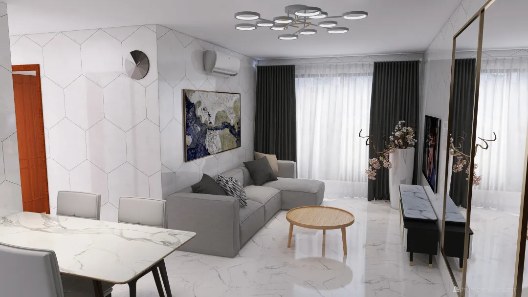 BIDADARI_ParkEdge_White_Marble_June_2021 3d design renderings