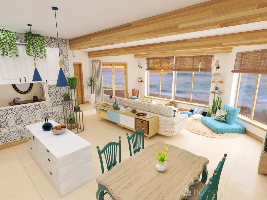 Sea House 3d design renderings