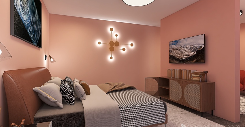 New York Apartament 3d design renderings