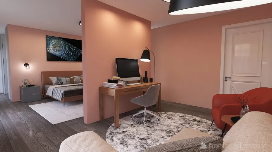 New York Apartament 3d design renderings