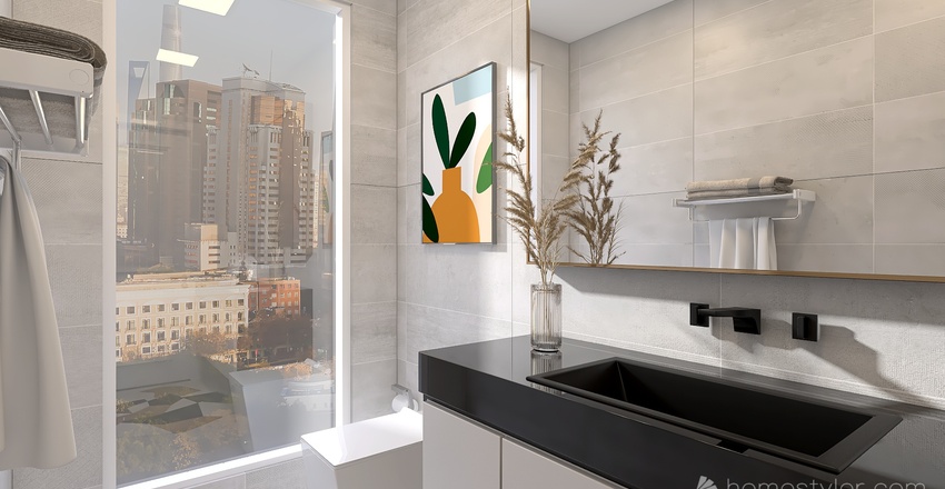 New York Apartament 3d design renderings