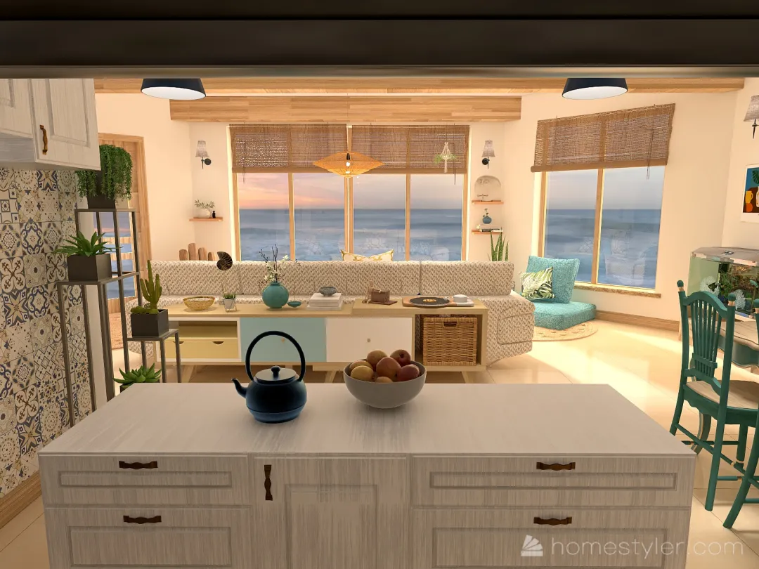 Sea House 3d design renderings