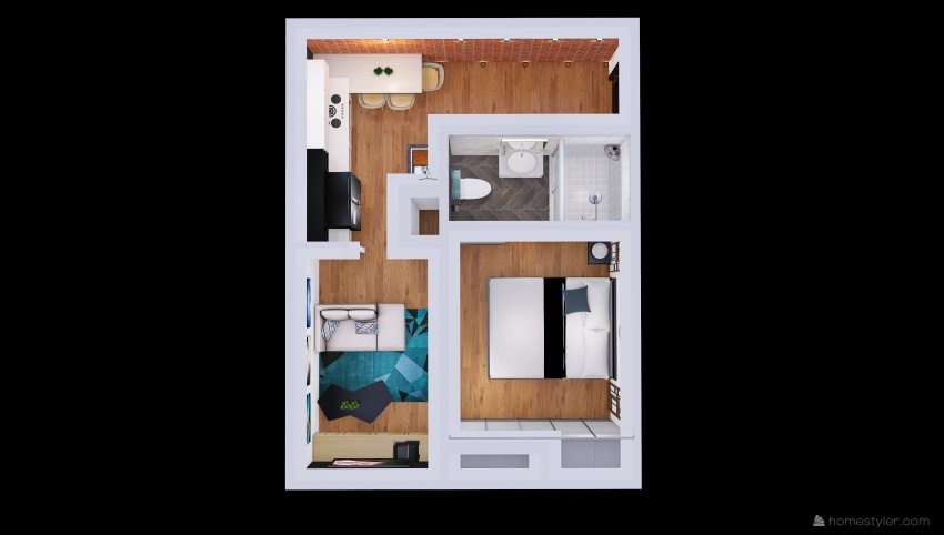 Apartamento Cipresales 3d design picture 40.43